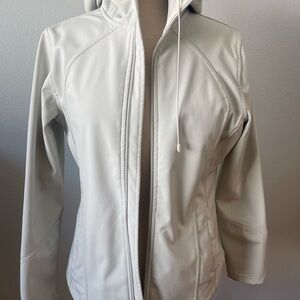 Mondetta Women's Hooded Utility Jacket in Light Gray